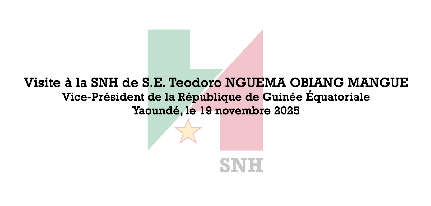 Vidéo visite du Vice-Président de la République de la Guinée Equatoriale à la SNH
